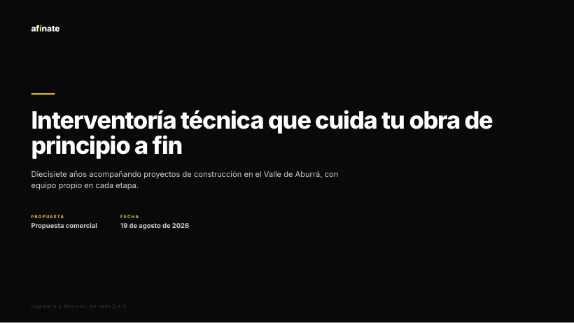 Brochure comercial